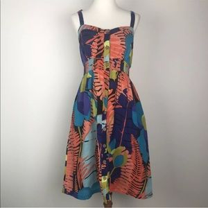 Anthropologie Dress Linen Cotton Summer